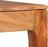 VidaXL Eettafel 118x60x76 cm massief hout online kopen