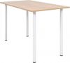 VidaXL Eettafel 120x60x73 cm spaanplaat eikenkleur online kopen