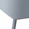 VidaXL Eettafel 180x90x76 cm MDF hoogglans grijs online kopen