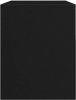 VidaXL Nachtkastje 40x30x40 cm spaanplaat hoogglans zwart online kopen