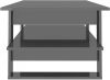 VidaXL Salontafel 110x55x42 cm spaanplaat hoogglans zwart online kopen