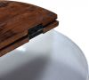 VidaXL Salontafel komvormig massief gerecycled hout wit online kopen