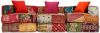 VidaXL Slaapbank driezits modulair stof patchwork online kopen