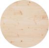 VIDAXL Tafelblad &#xD8, 70x2, 5 cm massief grenenhout online kopen