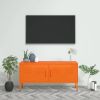 VidaXL Tv meubel 105x35x50 Cm Staal Oranje online kopen
