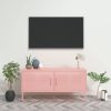 VidaXL Tv meubel 105x35x50 Cm Staal Roze online kopen