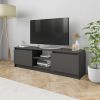 VidaXL Tv meubel 120x30x35, 5 Cm Spaanplaat Hoogglans Grijs online kopen