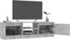 VidaXL Tv meubel 120x30x35, 5 Cm Bewerkt Hout Betongrijs online kopen