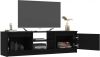 VidaXL Tv meubel 120x30x35, 5 Cm Bewerkt Hout Zwart online kopen