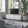 VidaXL Tv meubel 120x34x30 Cm Spaanplaat Wit En Sonoma Eikenkleurig online kopen