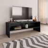 VidaXL Tv meubel 120x40x40 cm bewerkt hout zwart online kopen