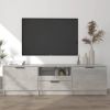 VidaXL Tv meubel 140x35x40 cm bewerkt hout betongrijs online kopen