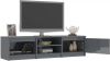 VidaXL Tv meubel 140x40x35, 5 cm bewerkt hout hoogglans grijs online kopen