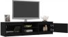 VidaXL Tv meubel 140x40x35, 5 cm bewerkt hout zwart online kopen