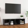 VidaXL Tv meubel 142, 5x35x36, 5 Cm Spaanplaat Grijs online kopen