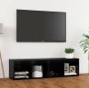 VidaXL Tv meubel 142, 5x35x36, 5 Cm Spaanplaat Hoogglans Zwart online kopen