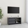 VidaXL Tv meubel 80x31x39 cm massief grenenhout grijs online kopen