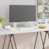 VIDAXL Tv meubel/monitorverhoger wit 40x25x11 cm glas online kopen