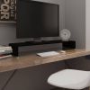 VidaXL TV meubel/monitorverhoger zwart 100x30x13 cm glas online kopen