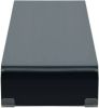 VidaXL TV meubel/monitorverhoger zwart 110x30x13 cm glas online kopen