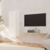 VIDAXL Wandkast 30x30x100 cm massief grenenhout wit online kopen