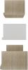 VIDAXL Wandschappen 3 st bewerkt hout wit en sonoma eikenkleur online kopen