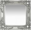 VidaXL Wandspiegel barok stijl 40x40 cm zilverkleurig online kopen