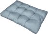 VidaXL Zitkussen gestoffeerd 120x80x10 cm grijs online kopen