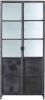 HSM Collection vitrinekast Bronx grijs/wit 90x36x200 cm Leen Bakker online kopen