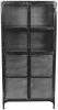 HSM Collection vitrinekast Brooklyn zwart 90x40x180 cm Leen Bakker online kopen
