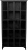 HSM Collection vitrinekast Manhattan zwart 90x40x180 cm Leen Bakker online kopen