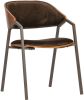 BePureHome Eetkamerstoel 'Clan' Velvet, kleur Bruin online kopen