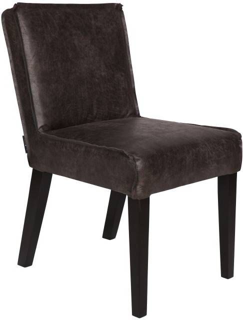 BePureHome Rodeo Eetkamerstoel Zwart (Set Van 2) - Meubelmooi.nl