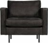 Be Pure Home Fauteuil Rodeo Classic zwart BePureHome online kopen