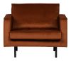 Be Pure Home Fauteuil Rodeo roest velvet BePureHome online kopen