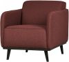 BePureHome Fauteuil 'Statement' Met arm, Bouclé, kleur Chestnut online kopen