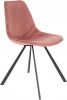 Dutchbone Eetkamerstoel Franky velvet Old Pink 83 x 46 x 56 online kopen