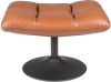 Dutchbone Hocker 'Bar' PU, kleur Vintage Bruin online kopen