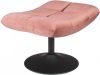 Dutchbone Hocker 'Bar' Velvet, kleur Roze online kopen