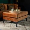 Dutchbone Hocker 'Houda', kleur Caramel online kopen