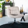 Eleonora Fauteuil 'Danica' kleur Lichtgrijs Baquer online kopen