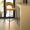 Kave Home Barkruk 'Mahalia'(zithoogte 63cm)kleur Mosterdgeel online kopen