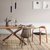 Kave Home Eettafel 'Armande' 200 x 100cm, kleur Licht Eiken online kopen