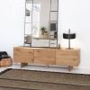 Kave Home TV meubel 'Rasha' 3 deurs, 160cm online kopen
