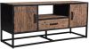 Livingfurn TV Meubel Dakota 130 cm Riverwood/Gecoat Staal online kopen