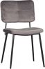 WOOOD Exclusive WOOOD Eetkamerstoel 'Kaat' Velvet, kleur Antraciet online kopen