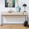 WOOOD Exclusive WOOOD Side-table 'Silas' 140cm, kleur naturel online kopen