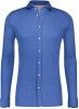 Desoto Slim Fit Jersey shirt indigo, Gestructureerd online kopen