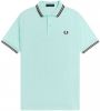 Fred Perry Slim Fit Twin Tipped Polo Brighton , Blauw, Heren online kopen