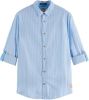 Scotch & Soda Casual Overhemden Blauw Heren online kopen